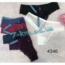 Стринги Подросток-Женские Tes_4346 коттон/ликра 12 шт (44 р)