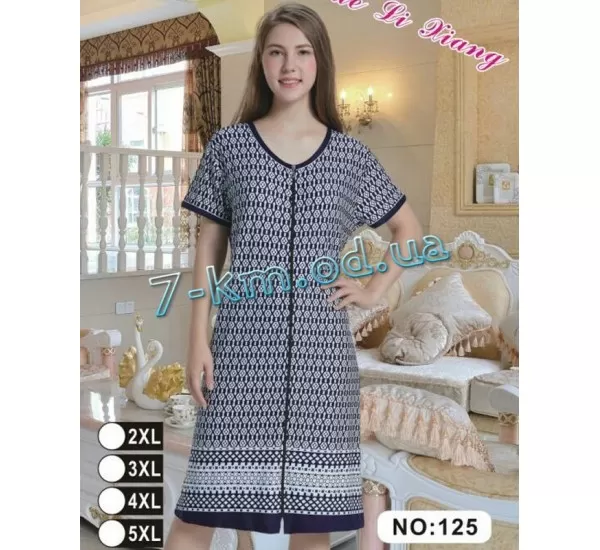 Халат женский летний ZeL1396.125 коттон 4 шт (2XL-5XL) Халат женский летний ZeL1396.125 коттон 4 шт (2XL-5XL)