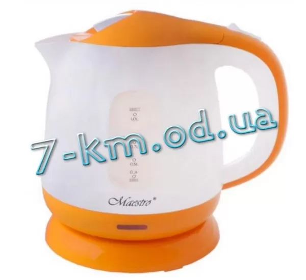 Электрочайник PoS_MR-012-ORANGE (диск.) 1,0 л Maestro 12 шт/ящ Электрочайник PoS_MR-012-ORANGE (диск.) 1,0 л Maestro 12 шт/ящ