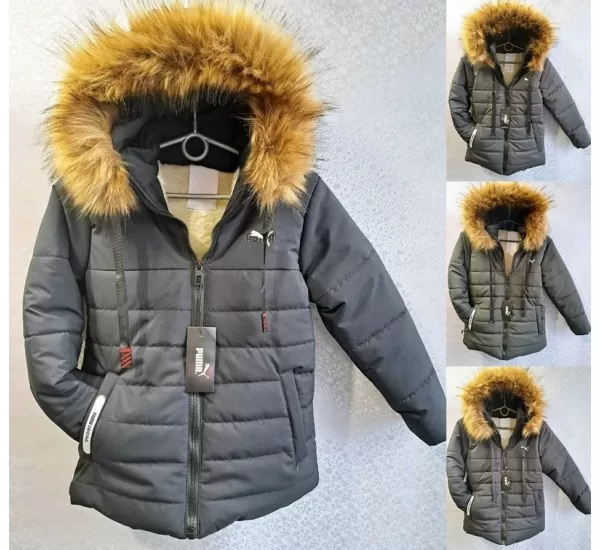 Куртка для мальчиков 5 шт (32-40 р) мех/плащёвка DLD_3240d Куртка для мальчиков 5 шт (32-40 р) мех/плащёвка DLD_3240d