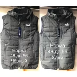 Безрукавка чоловіча 5 шт (48-56 р) синтепон-150 DLD_4856c