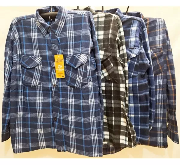 Рубашка мужская на флисе 5 шт (1-5XL) трикотаж TaN_C16 Рубашка мужская на флисе 5 шт (1-5XL) трикотаж TaN_C16