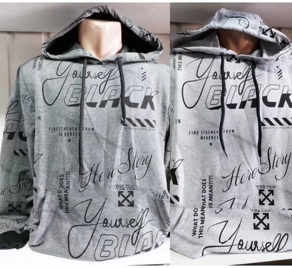 Худі чоловічий HR1890_120705 трикотаж 4 шт (M-XXL) Худі чоловічий HR1890_120705 трикотаж 4 шт (M-XXL)