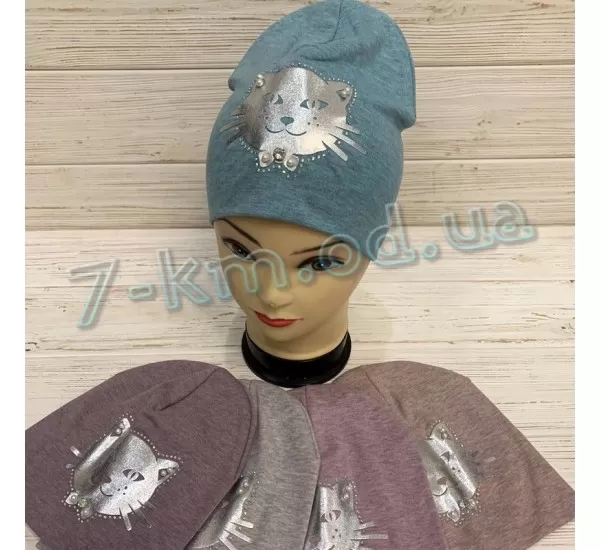Шапка для девочек трикотаж 5 шт (54-55 р) ML903_050207 Шапка для девочек трикотаж 5 шт (54-55 р) ML903_050207