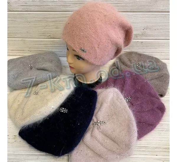 Шапка женская ML903_260995 ангора 5 шт Шапка женская ML903_260995 ангора 5 шт