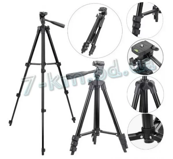Штатив для камери, телефону TriPod 3120 A Smart_060107 (алюміній) Штатив для камери, телефону TriPod 3120 A Smart_060107 (алюміній)