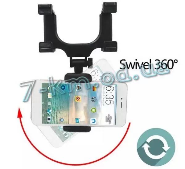 Держатель зеркала Smart_070111 заднего вида 360 ° для телефона и держателя GPS Держатель зеркала Smart_070111 заднего вида 360 ° для телефона и держателя GPS