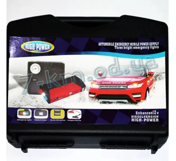 Car jump starter 20000mAh Power Bank зарядно пусковое устройство для машины 4хUSB + Фонарик + КОМПРЕССОР Smart_160206