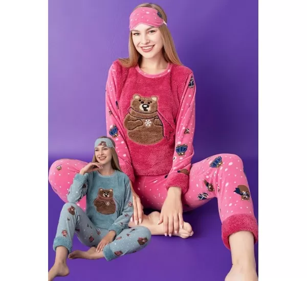 Пижама женская TaN_095b махра/флис 4 шт (M-2XL) Пижама женская TaN_095b махра/флис 4 шт (M-2XL)
