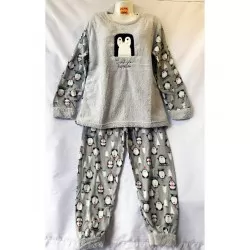 Піжама жіноча TaN_0854 махра/фліс 3 шт (2-4XL)