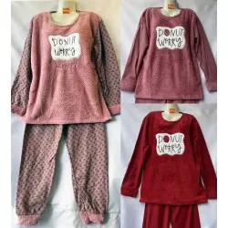 Піжама жіноча TaN_0850 махра/фліс 3 шт (2-4XL)