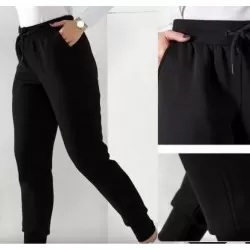 Спорт штаны женские, 3-нить, пенье/флис 6 шт (L-XL), GoR_190705