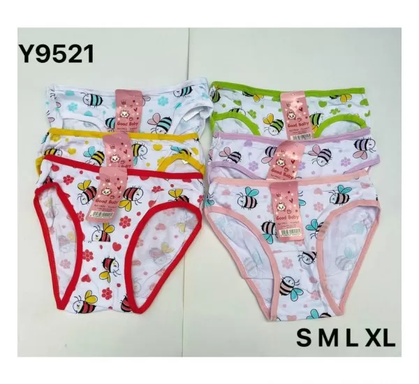 Трусы детские 12 шт (3-12 лет) коттон KiE_Y9521 Трусы детские 12 шт (3-12 лет) коттон KiE_Y9521