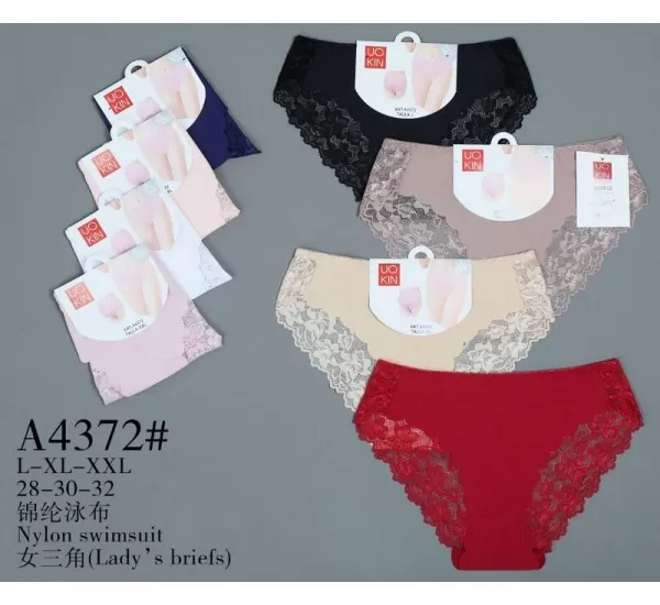 Труси жіночі, коттон 12 шт (L-2XL) KiE_A4372 Труси жіночі, коттон 12 шт (L-2XL) KiE_A4372