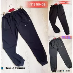 Спорт штаны мужские, двунитка/пенье 5 шт (50-58 р) SeR2152_N12