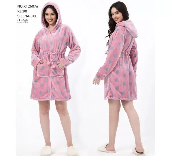 Халат женский, махра 5 шт (M-3XL) ZeL1396_X12607 Халат женский, махра 5 шт (M-3XL) ZeL1396_X12607