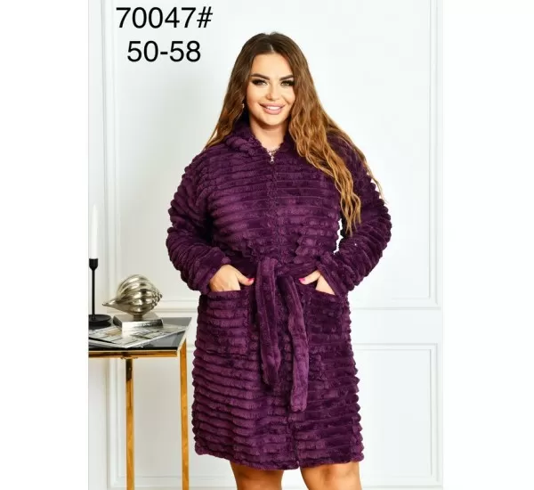 Халат жіночий, махра 5 шт (M-3XL) ZeL1396_70047 Халат жіночий, махра 5 шт (M-3XL) ZeL1396_70047