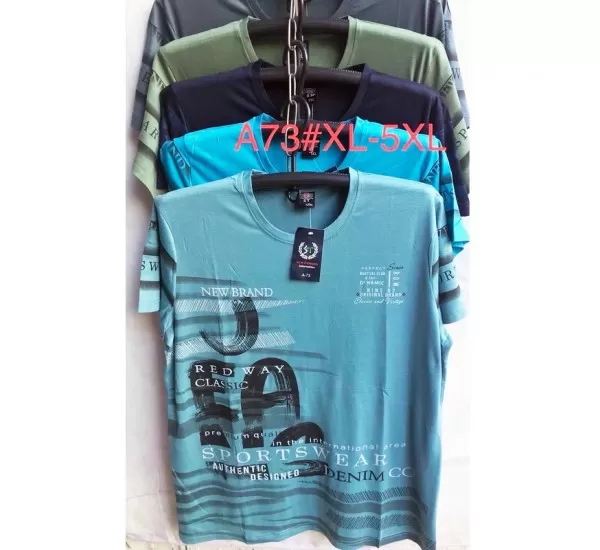 Футболка мужская, трикотаж 10 шт (1-5XL) DLD_A73 Футболка мужская, трикотаж 10 шт (1-5XL) DLD_A73