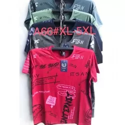 Футболка чоловіча, трикотаж 10 шт (1-5XL) DLD_A66