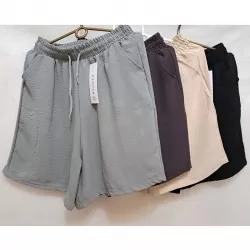 Шорты женские, лён 6 шт (M-XL) DLD_530