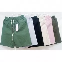 Шорты женские, лён 6 шт (4-7XL) DLD_5238-1