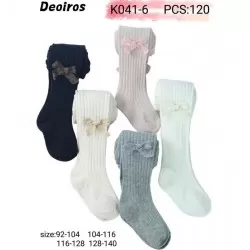 Колготы детские 12 шт (92-140 см) коттон KiE_K041-6