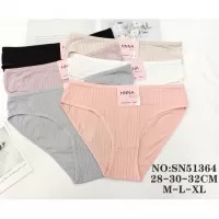 Трусы женские 12 шт (M-XL) рубчик KiE_SN51364
