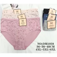 Трусы женские 12 шт (4-6XL) коттон KiE_DM1058