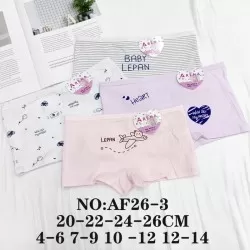 Трусы детские 12 шт (4-14 лет) коттон KiE_AF26-3