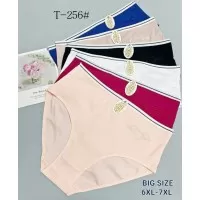 Труси жіночі, рубчик 12 шт (6-7XL) KiE_T-256