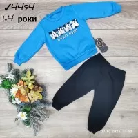 Костюм для хлопчиків 4 шт тринитка/фліс (1-4 роки) MiLi_4494b