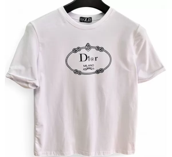 Футболка жіноча Dior (S-2XL) коттон 5 шт ML667_120613 Футболка жіноча Dior (S-2XL) коттон 5 шт ML667_120613
