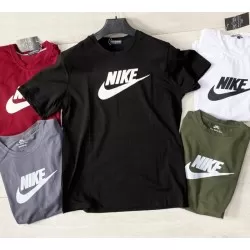 Футболка мужская Nike (L-4XL) коттон 5 шт ML667_150606