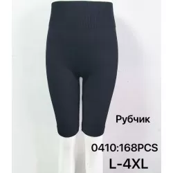 Бриджі жіночі 6 шт (L-4XL) рубчик PaH_0410