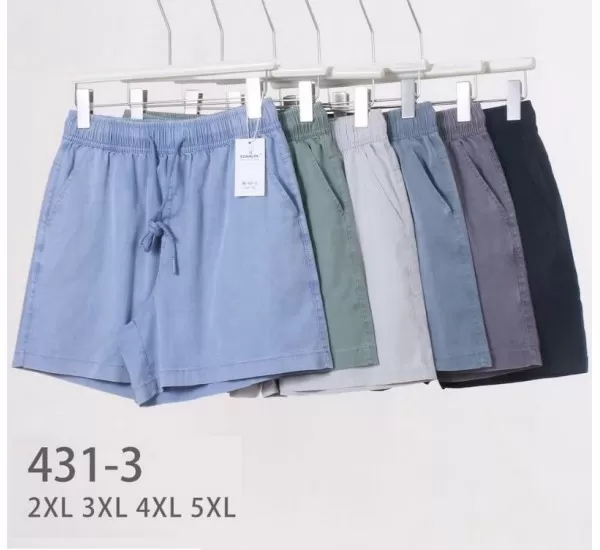 Шорты женские 6 шт (2-5XL) коттон PaH_431-3 Шорты женские 6 шт (2-5XL) коттон PaH_431-3
