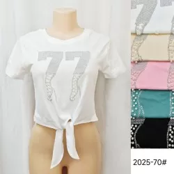 Футболка жіноча норма, 12 шт коттон RZ166_2025-70