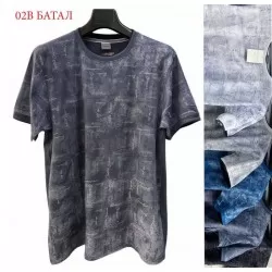 Футболка мужская трикотаж 5 шт (6-8XL) SeR2152_02B