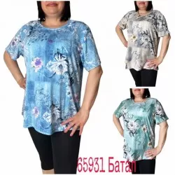 Футболка жіноча трикотаж 6 шт (4-8XL) SeR2152_65931