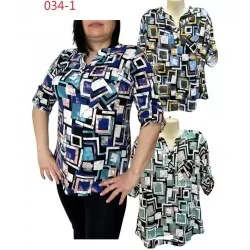 Блуза женская трикотаж 6 шт (1-6XL) SeR2152_034-1