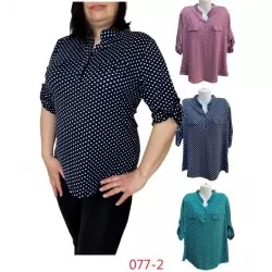 Блуза женская трикотаж 6 шт (L-5XL) SeR2152_077-2