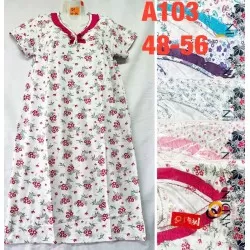 Ночная рубашка, коттон 5 шт (48-56 р) TaN_A103