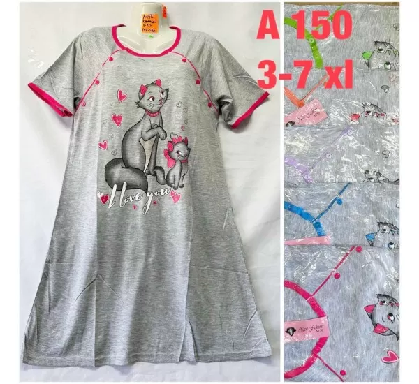 Платье женское, коттон 5 шт (3-7XL) TaN_A150 Платье женское, коттон 5 шт (3-7XL) TaN_A150