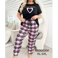 Піжама жіноча, бамбук 5 шт (1-5XL) ZeL1396_N500020