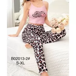 Піжама жіноча, бамбук 4 шт (S-XL) ZeL1396_B02013-2