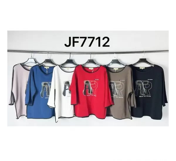 Футболка женская, коттон 4 шт (52-58 р) ZeL3422_JF7712 Футболка женская, коттон 4 шт (52-58 р) ZeL3422_JF7712