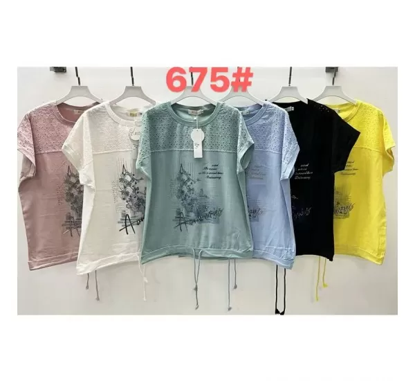Футболка жіноча, льон 4 шт (52-58 р) ZeL3422_675 Футболка жіноча, льон 4 шт (52-58 р) ZeL3422_675