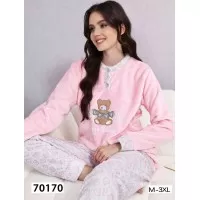 Пижама женская, велсофт 5 шт (M-3XL) ZeL1396_70170