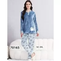 Пижама женская, велсофт 5 шт (M-3XL) ZeL1396_70165