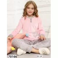 Пижама детская, велсофт 5 шт (6-14 лет) ZeL1396_70166